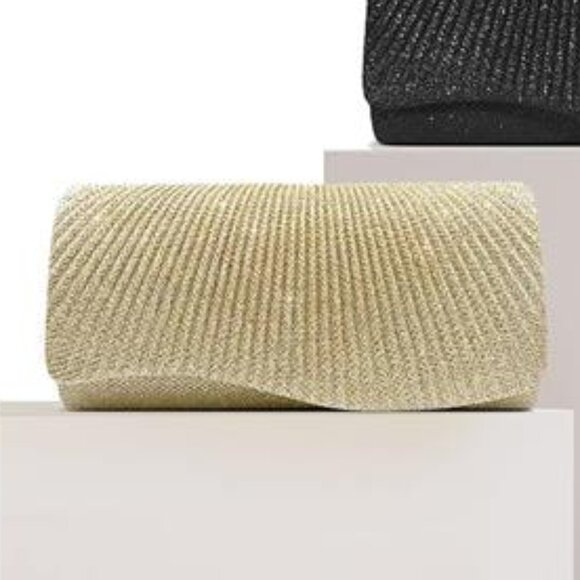 Sequin Clutch Purse Sparkly Envelope Evening Bag for Wedding, Parties, Brides - Picture 9 of 11